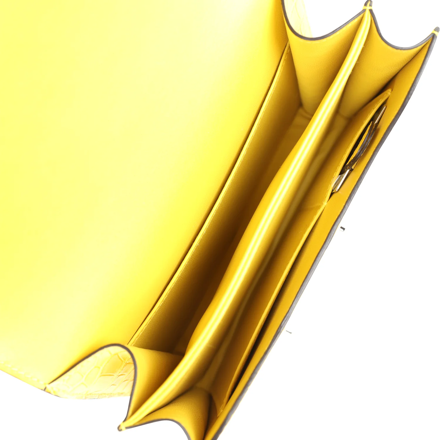 Replicate Hermes Constance 18 Mimosa Matte Alligator Palladium Hardware(1:1 replica)