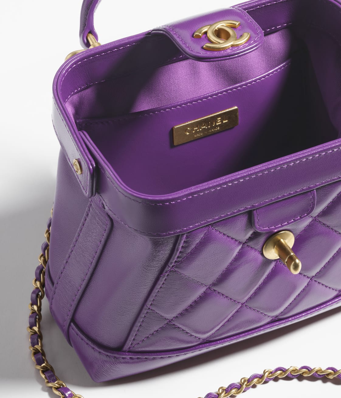 Replicate CHANEL MINI BAG WITH TOP HANDLE(1:1 replica)