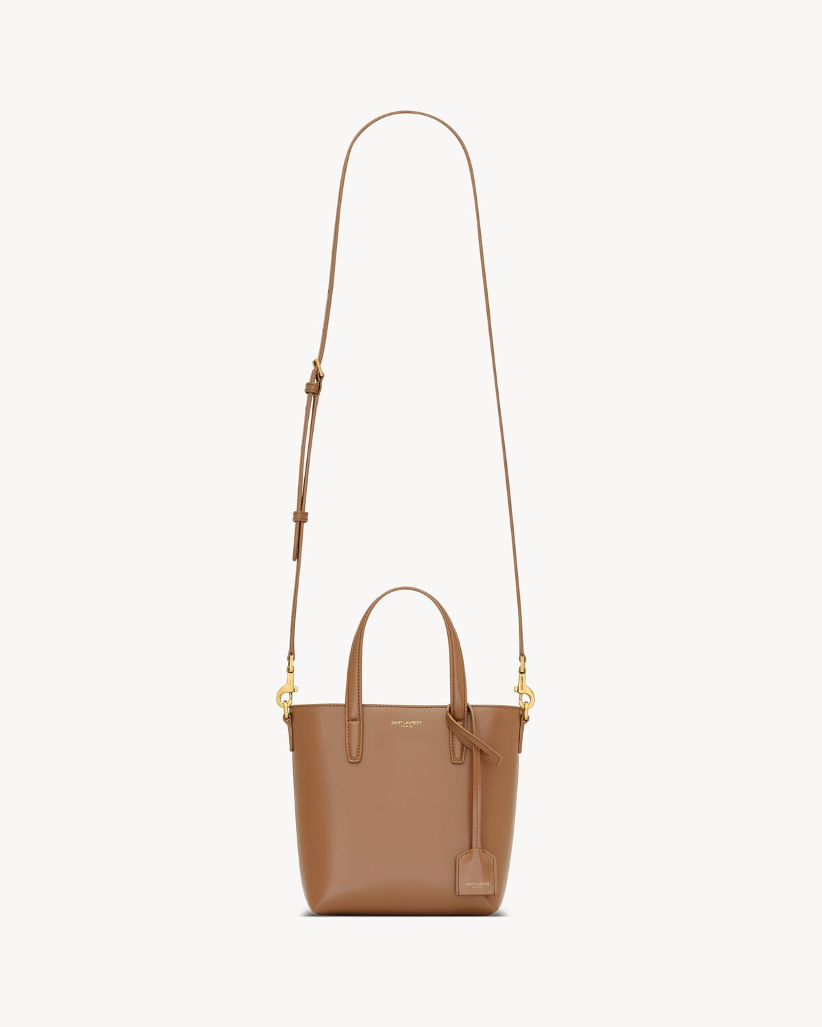 Replicate YSL Mini Toy Shopping Saint Laurent in Box Leather(1:1 replica)