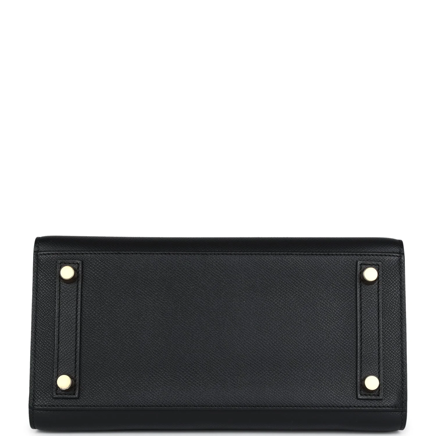 Replicate Hermes Birkin Sellier 25 Black Epsom Gold Hardware(1:1 replica)