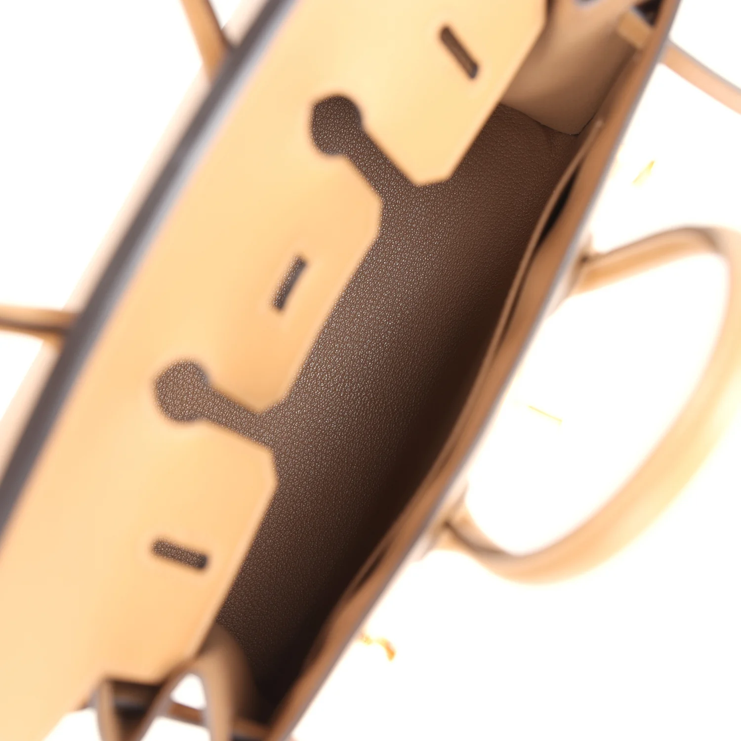 Replicate Hermes Birkin Sellier 25 Chai Madame Gold Hardware(1:1 replica)