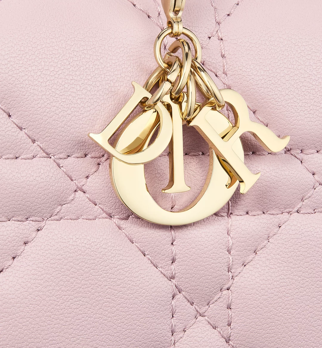 Replicate Mini Lady Dior Gardenia Wallet(1:1 replica)