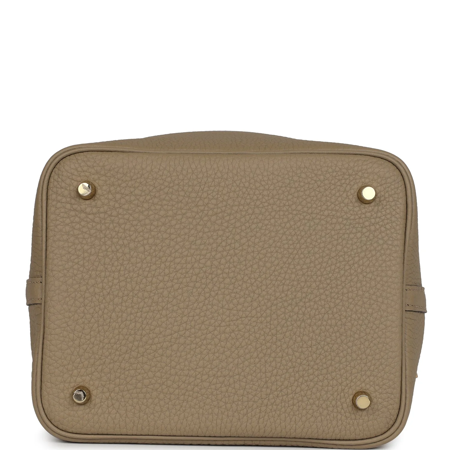 Replicate Hermes Picotin Lock 22 Beige Marfa Clemence Gold Hardware(1:1 replica)