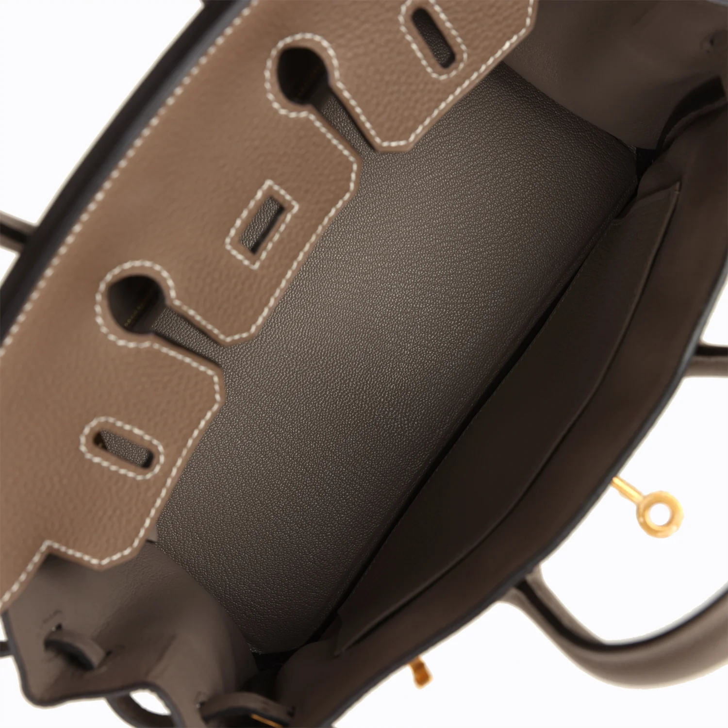 Replicate Hermes Special Order (HSS) Birkin 25 Etoupe and Etain Togo Brushed Gold Hardware(1:1 replica)