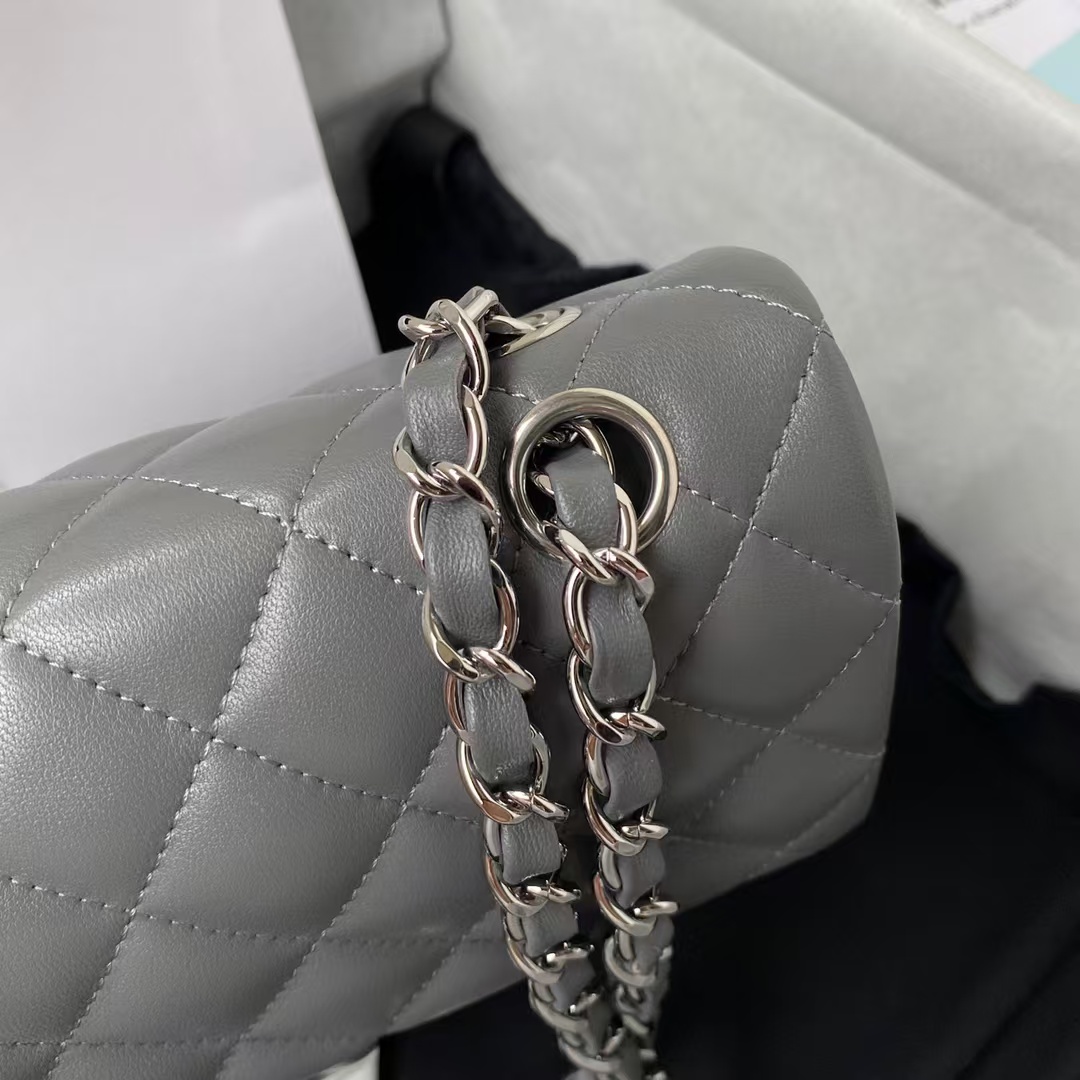Replicate Chanel Small Classic Handbag Silver Hardware(1:1 replica)