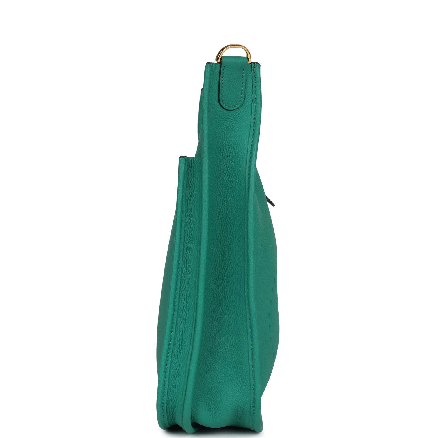 Replicate Hermes Evelyne III PM Vert Jade Clemence Gold Hardware(1:1 replica)