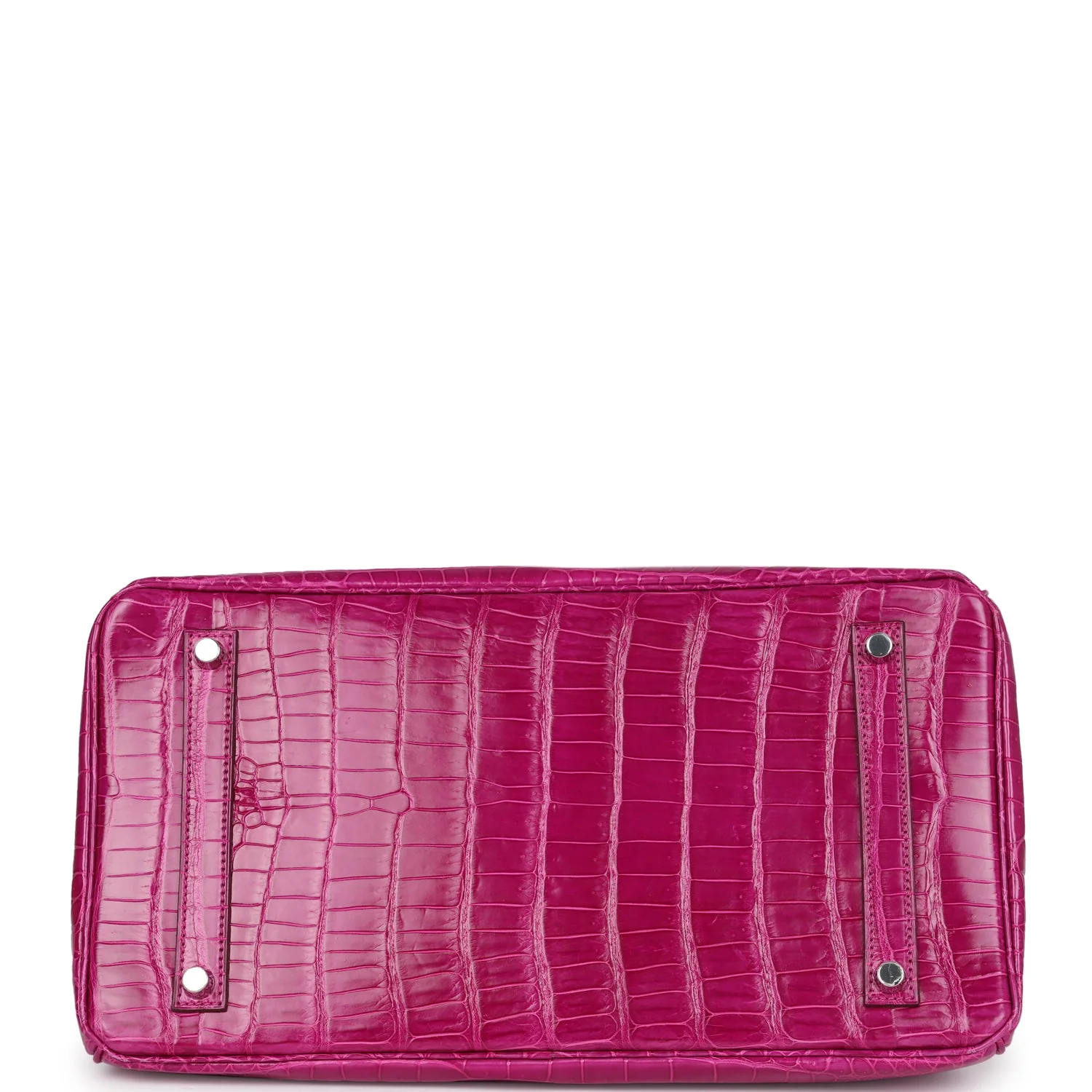 Replicate Hermes Birkin 35 Rose Sheherazade Shiny Porosus Crocodile Palladium Hardware(1:1 replica)