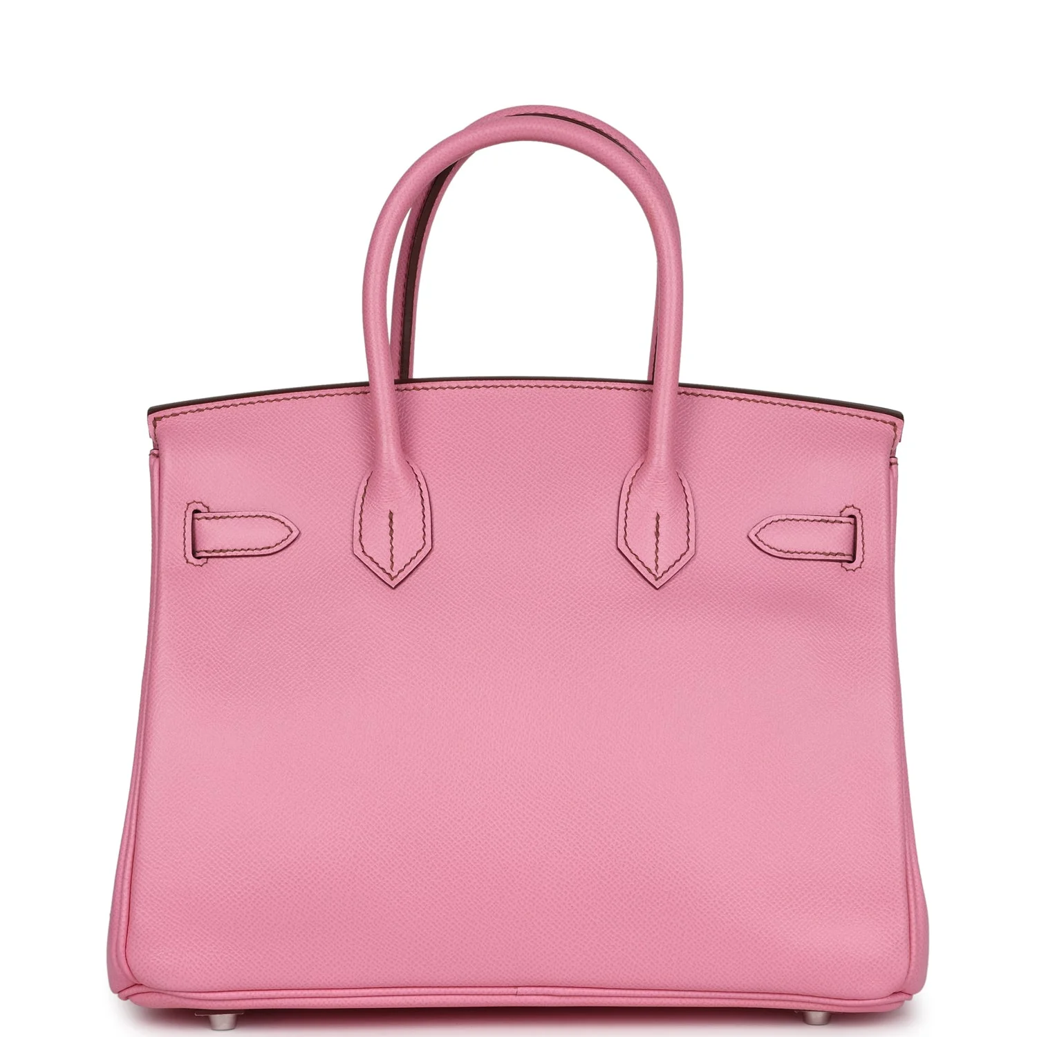 Replicate Hermes Birkin 30 Bubblegum Epsom Palladium Hardware(1:1 replica)