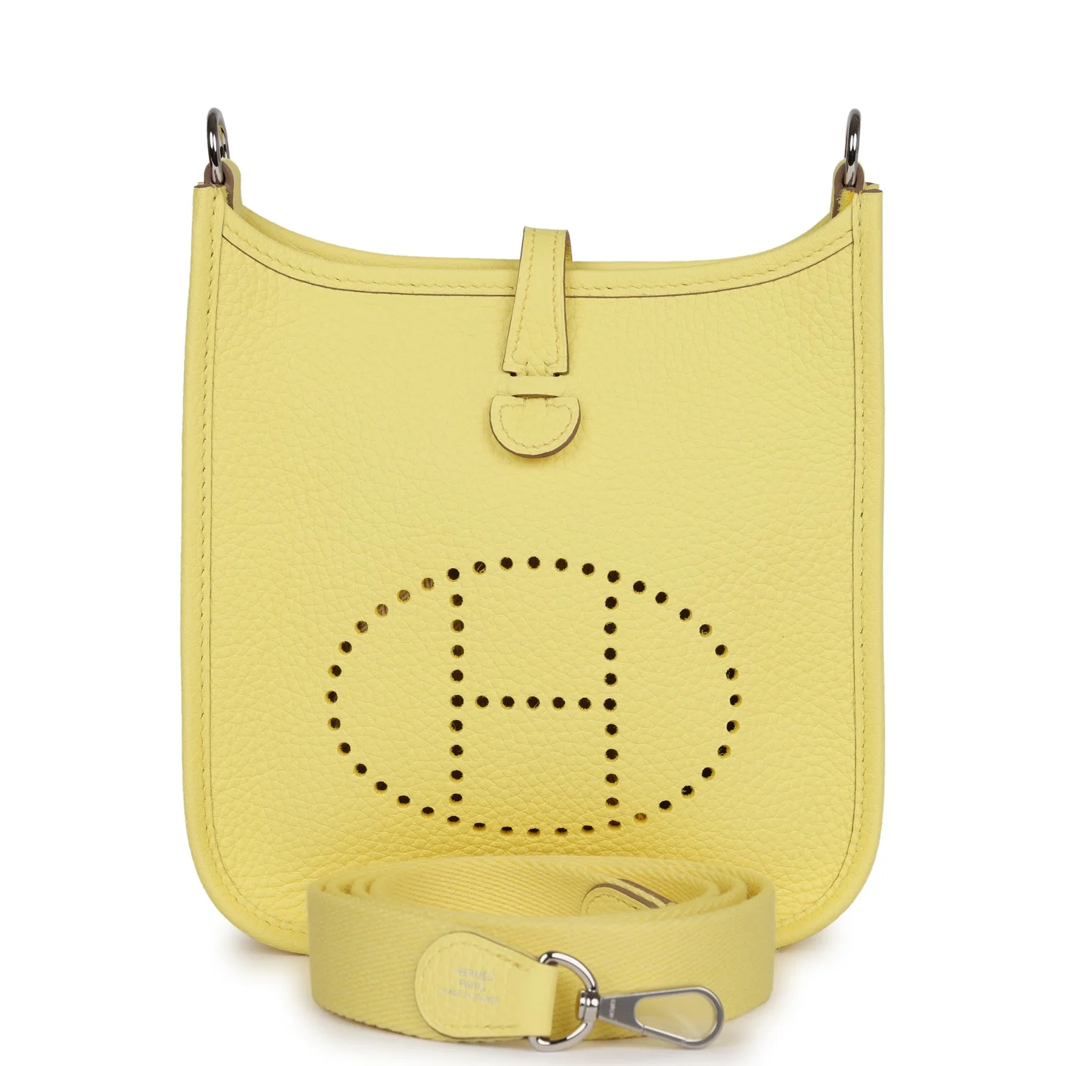 Replicate Hermes Evelyne TPM Limoncello Clemence Palladium Hardware(1:1 replica)