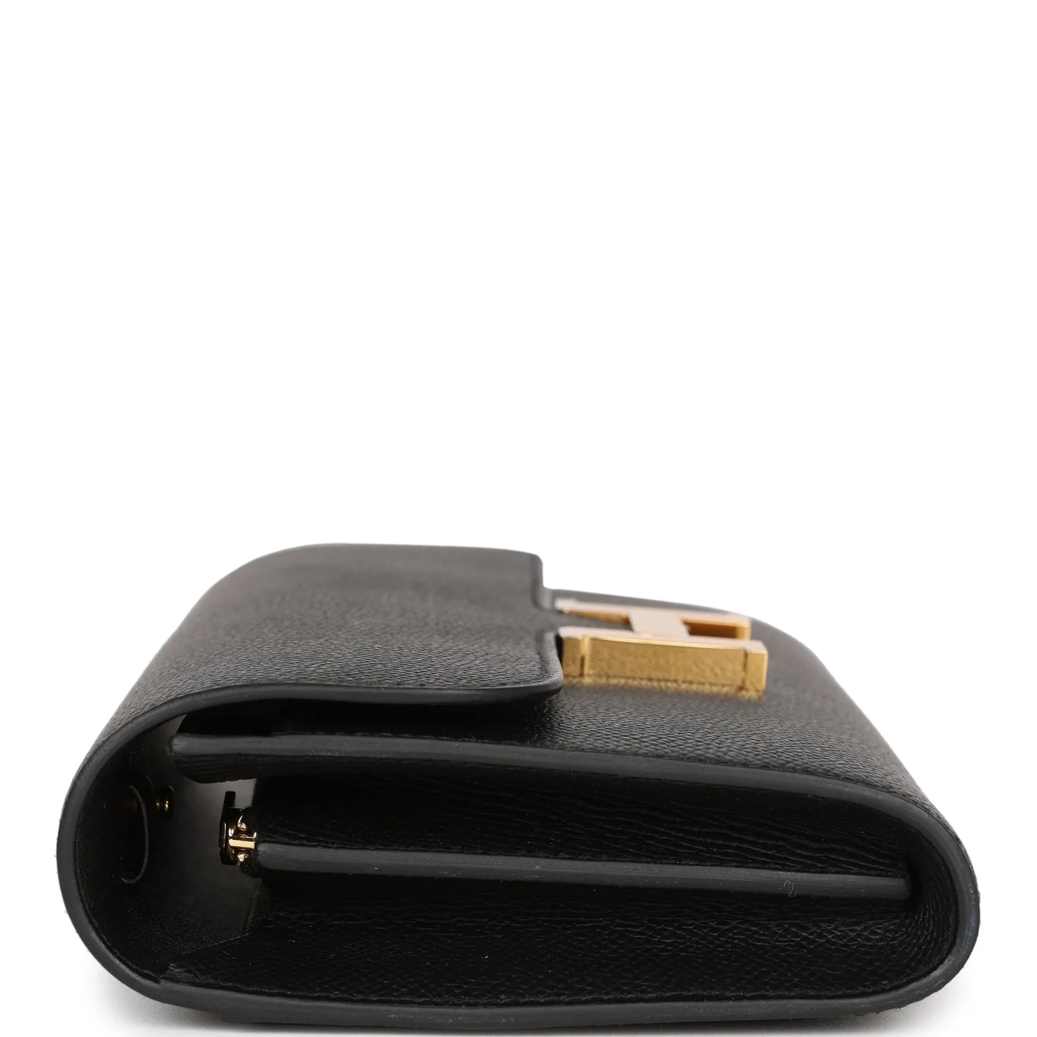Replicate Hermes Constance Wallet To Go Black Epsom Gold Hardware(1:1 replica)