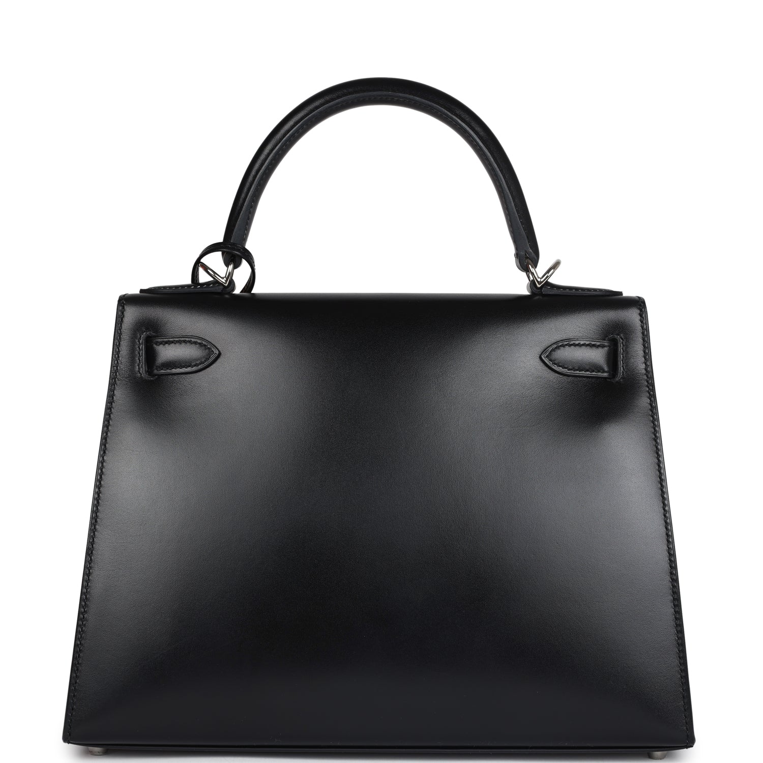Replicate Hermes Kelly Sellier 28 Black Box Palladium Hardware(1:1 replica)