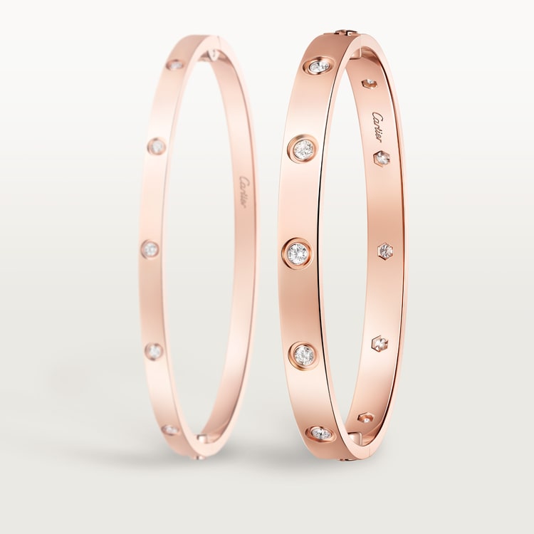 Replicate LOVE bracelet, classic model,10 diamonds(1:1 replica)