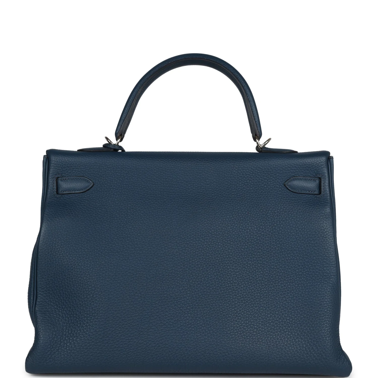 Replicate Hermes Kelly Retourne 35 Bleu De Prusse Togo Palladium Hardware(1:1 replica)