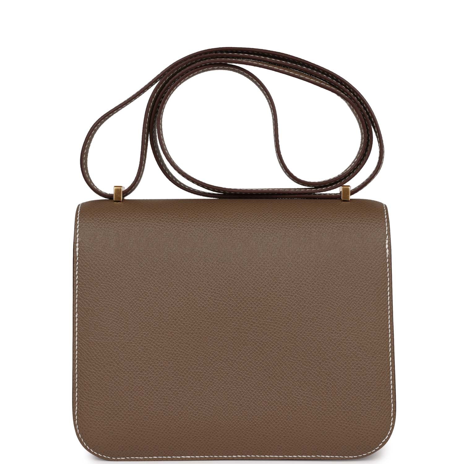 Replicate Hermes Constance 18 Etoupe Epsom Gold Hardware(1:1 replica)