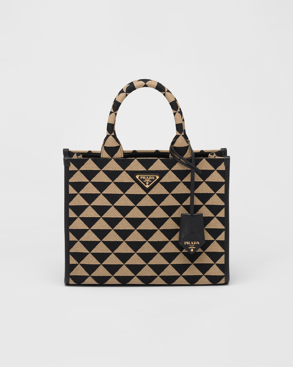 Replicate Small Prada Symbole Embroidered Fabric Handbag(1:1 replica)