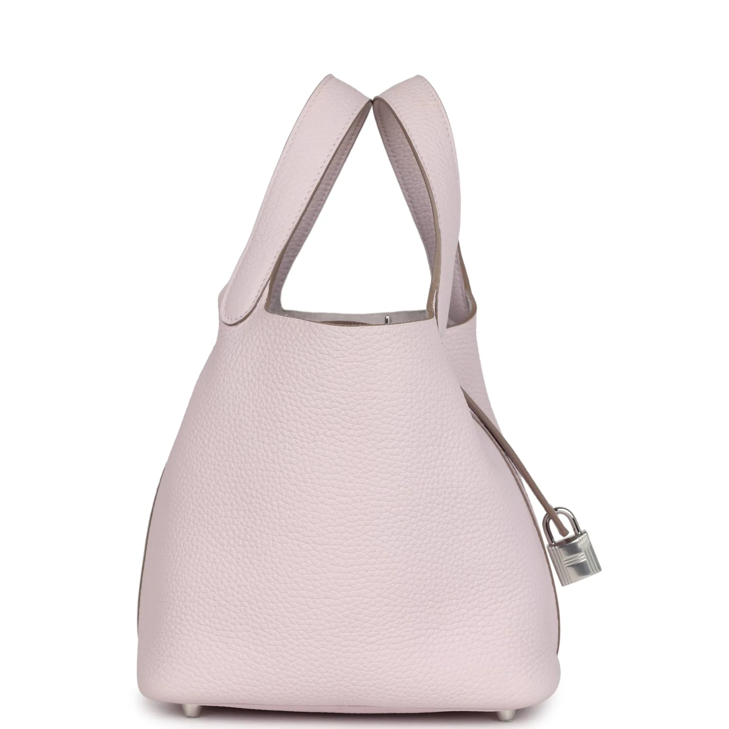 Replicate Hermes Picotin Lock 18 Mauve Pale Clemence Palladium Hardware(1:1 replica)