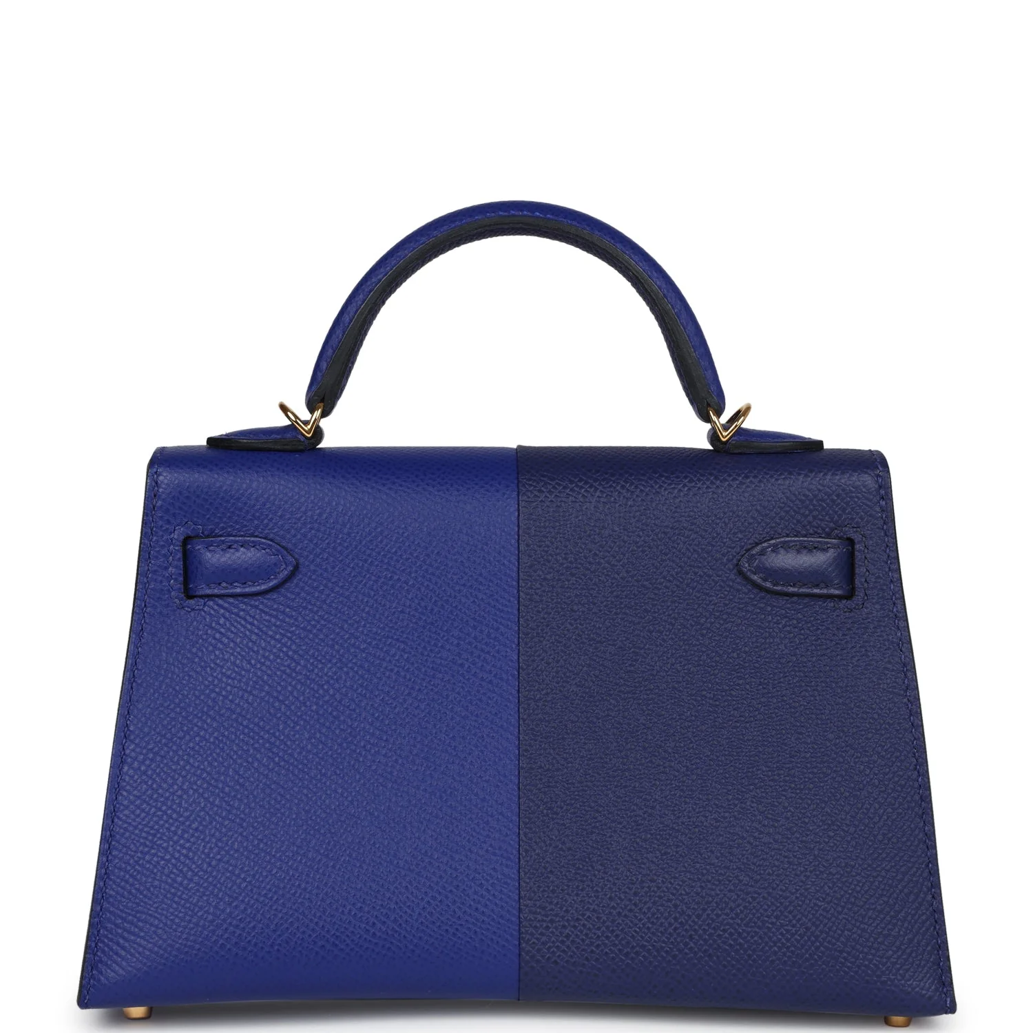 Replicate Hermes Casaque Kelly Sellier 20 Bleu Electric and Bleu Encre Epsom Gold Hardware(1:1 replica)