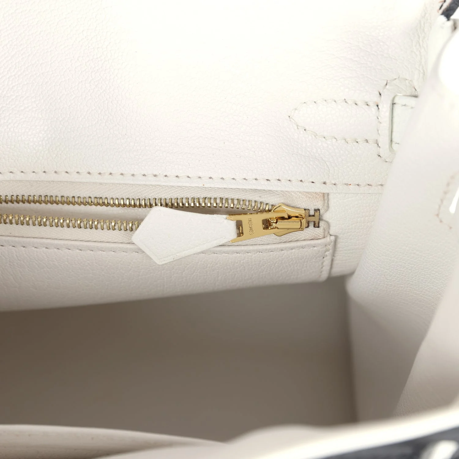 Replicate Hermes Special Order (HSS) Birkin 25 Black and White Clemence Gold Hardware(1:1 replica)