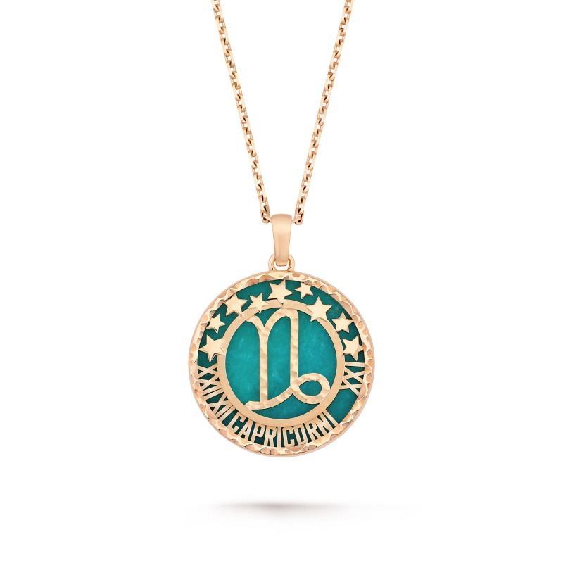 Replicate Zodiaque long necklace Capricorni (Capricorn)(1:1 replica)