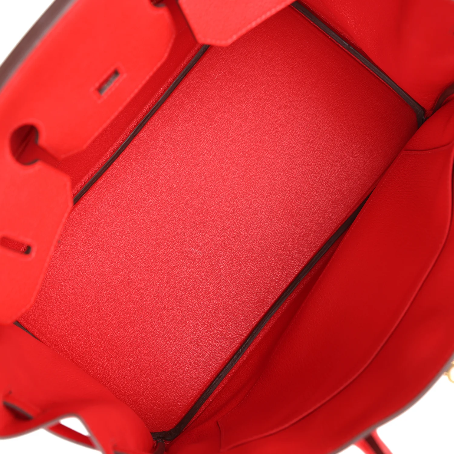 Replicate Hermes Birkin 35 Rouge Tomate Togo Gold Hardware(1:1 replica)