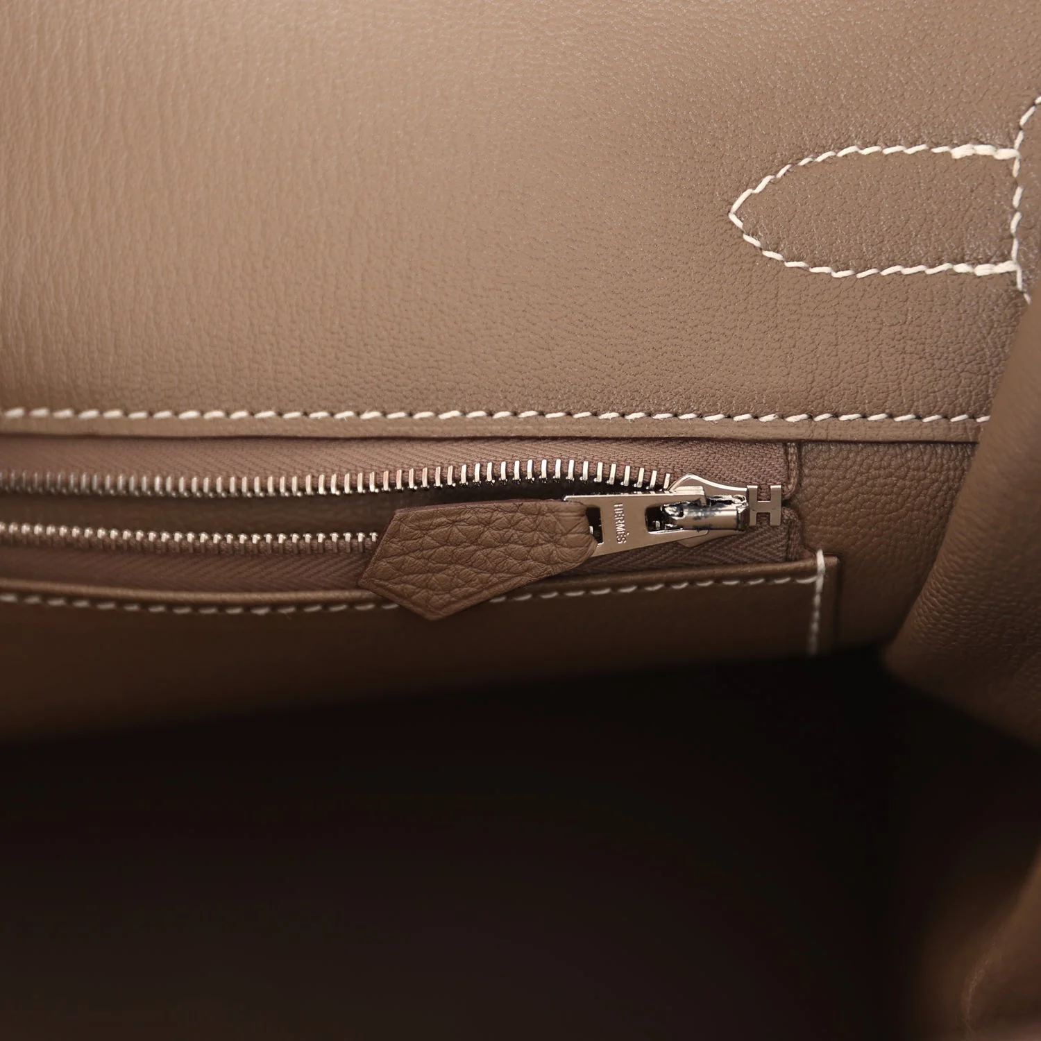 Replicate Hermes Birkin 35 Etoupe Togo Palladium Hardware(1:1 replica)