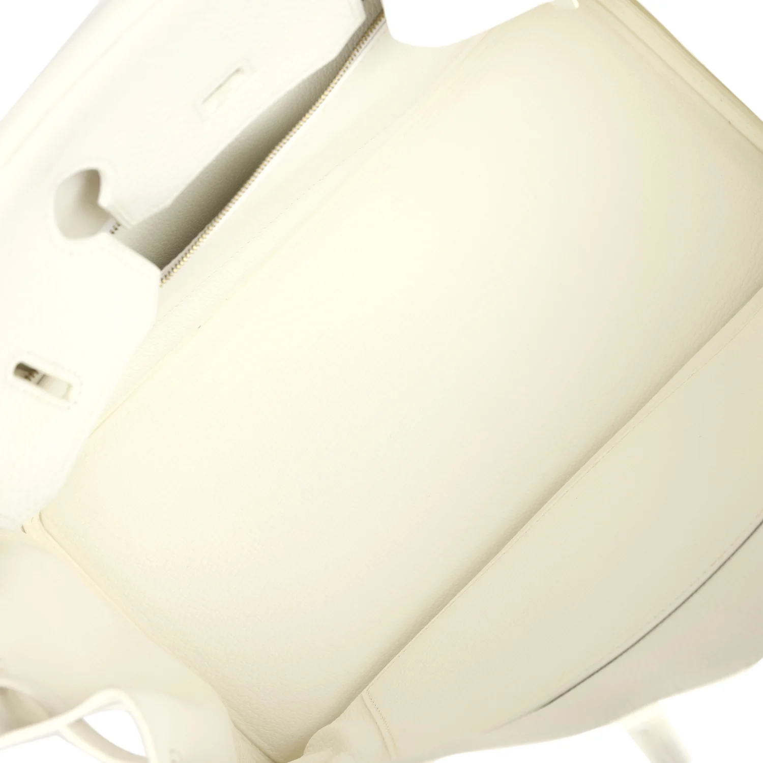 Replicate Hermes Birkin 35 White Clemence Gold Hardware(1:1 replica)