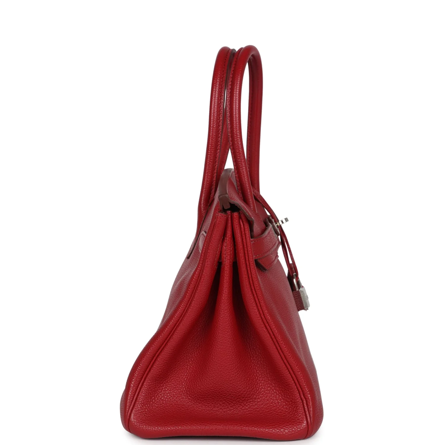 Replicate Hermes Birkin 30 Rouge Garance Togo Palladium Hardware(1:1 replica)