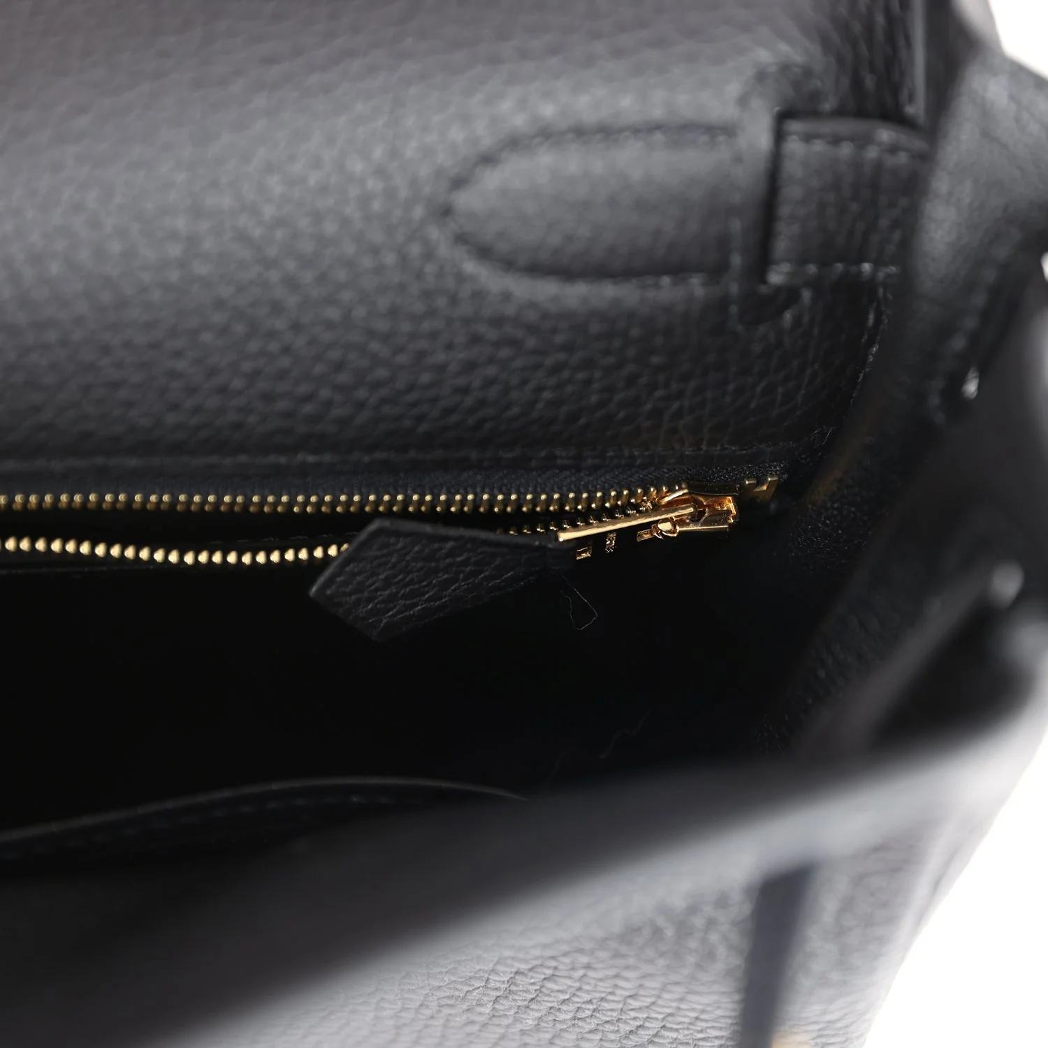Replicate Hermes Kelly Retourne 28 Black Togo Gold Hardware(1:1 replica)