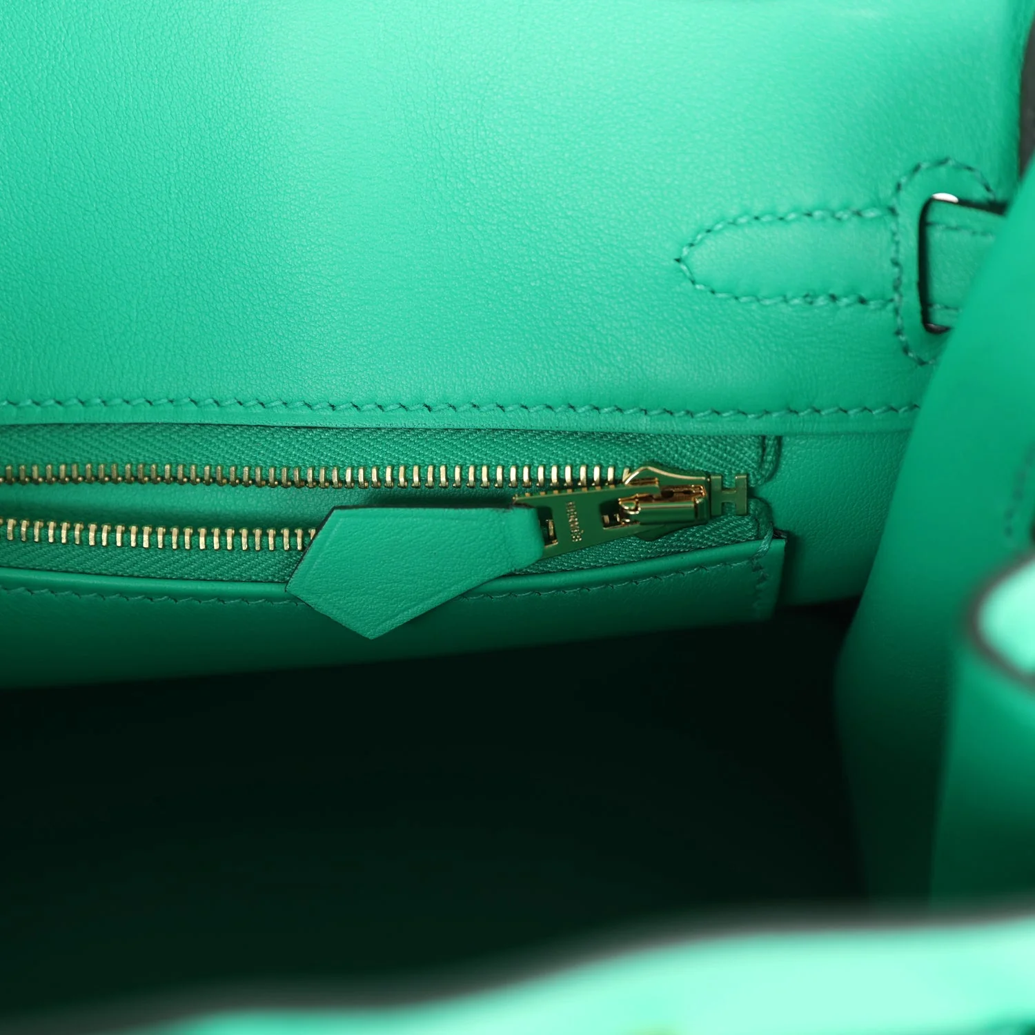 Replicate Hermes Birkin 25 Menthe Swift Gold Hardware(1:1 replica)