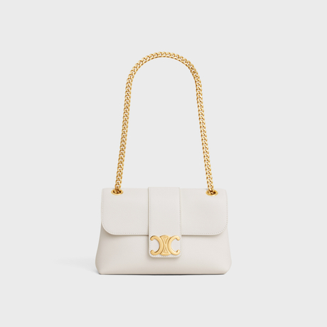 Replicate TEEN CELINE VICTOIRE BAG IN SUPPLE CALFSKIN WHITE(1:1 replica)