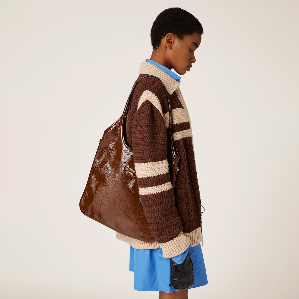 Replicate IVY naplak patent leather bag(1:1 replica)