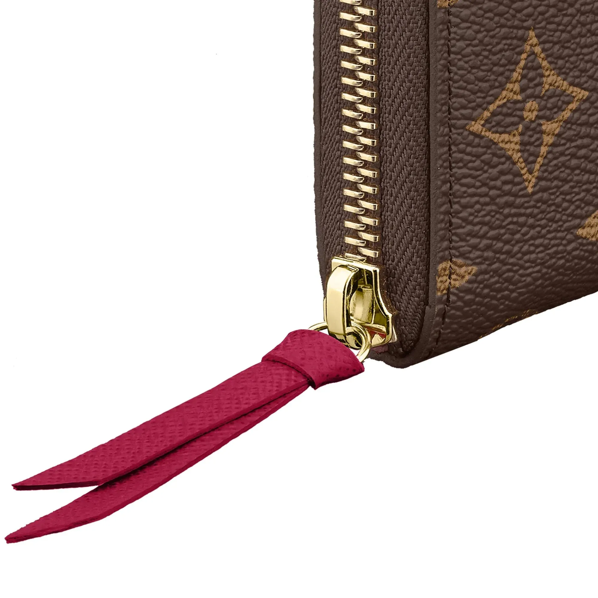 Replicate Monogram Canvas Clemence Wallet Fuchsia M60742 (1:1Replicate )(1:1 replica)
