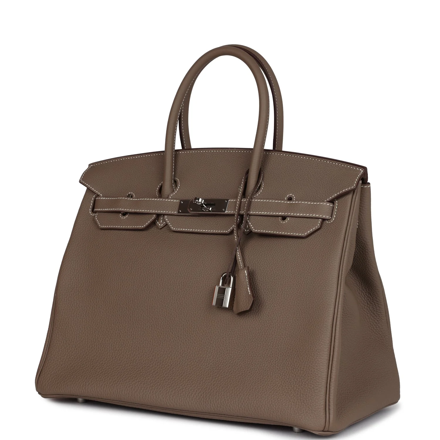 Replicate Hermes Birkin 35 Etoupe Togo Palladium Hardware(1:1 replica)