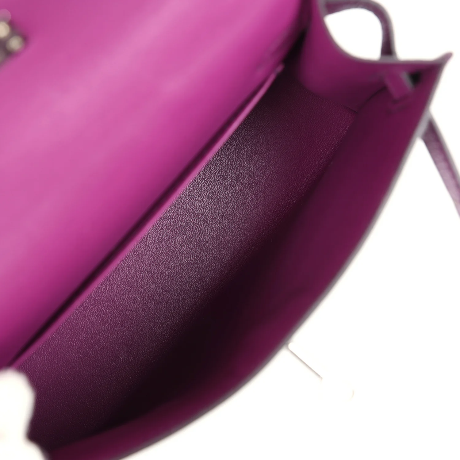 Replicate Hermes Kelly Sellier 20 Anemone Chevre Palladium Hardware(1:1 replica)