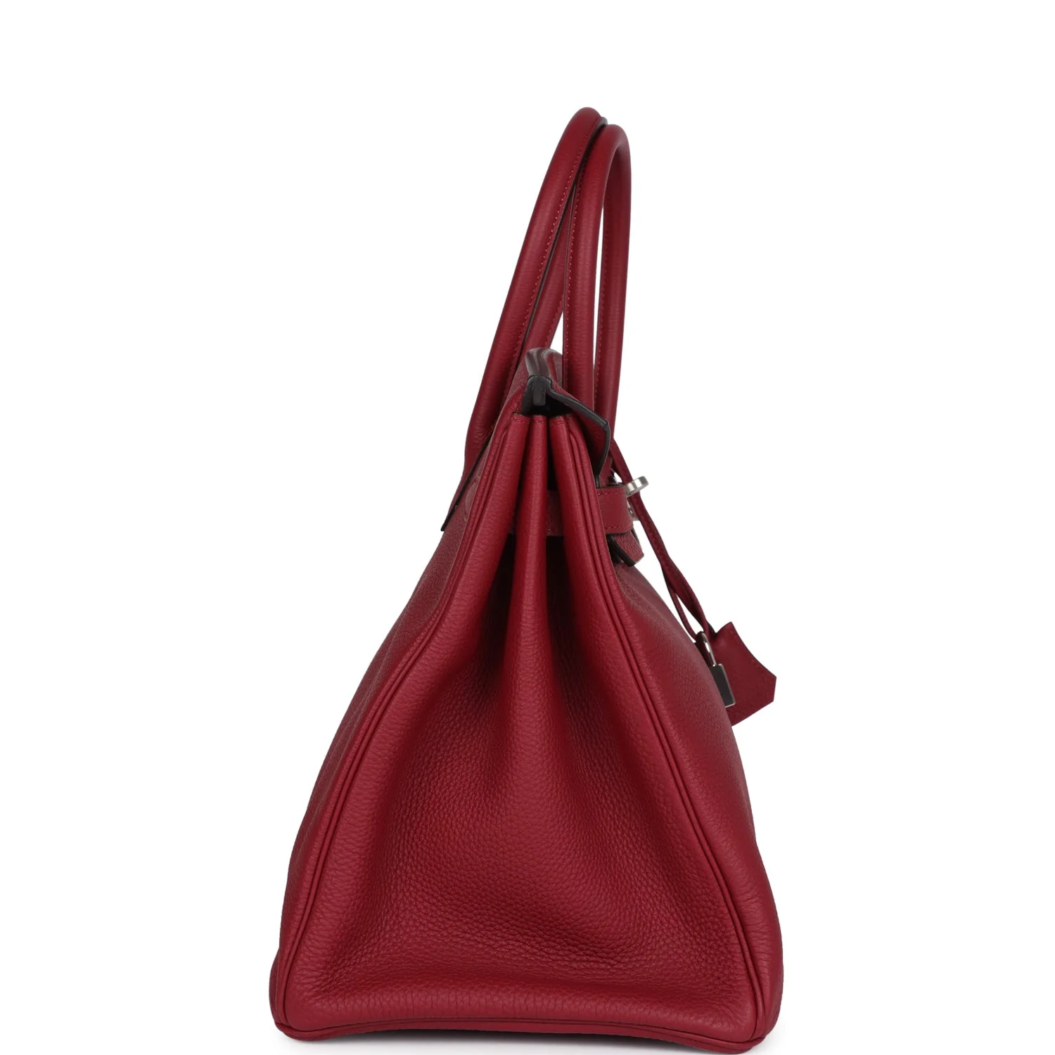 Replicate Hermes Birkin 35 Rouge Grenat Togo Palladium Hardware(1:1 replica)