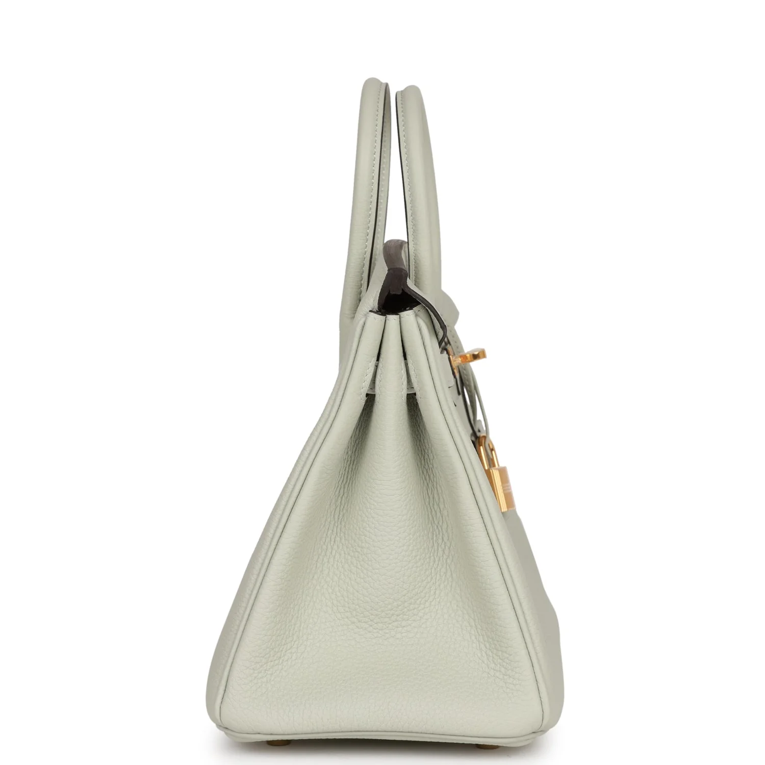 Replicate Hermes Birkin 25 Gris Neve Togo Gold Hardware(1:1 replica)