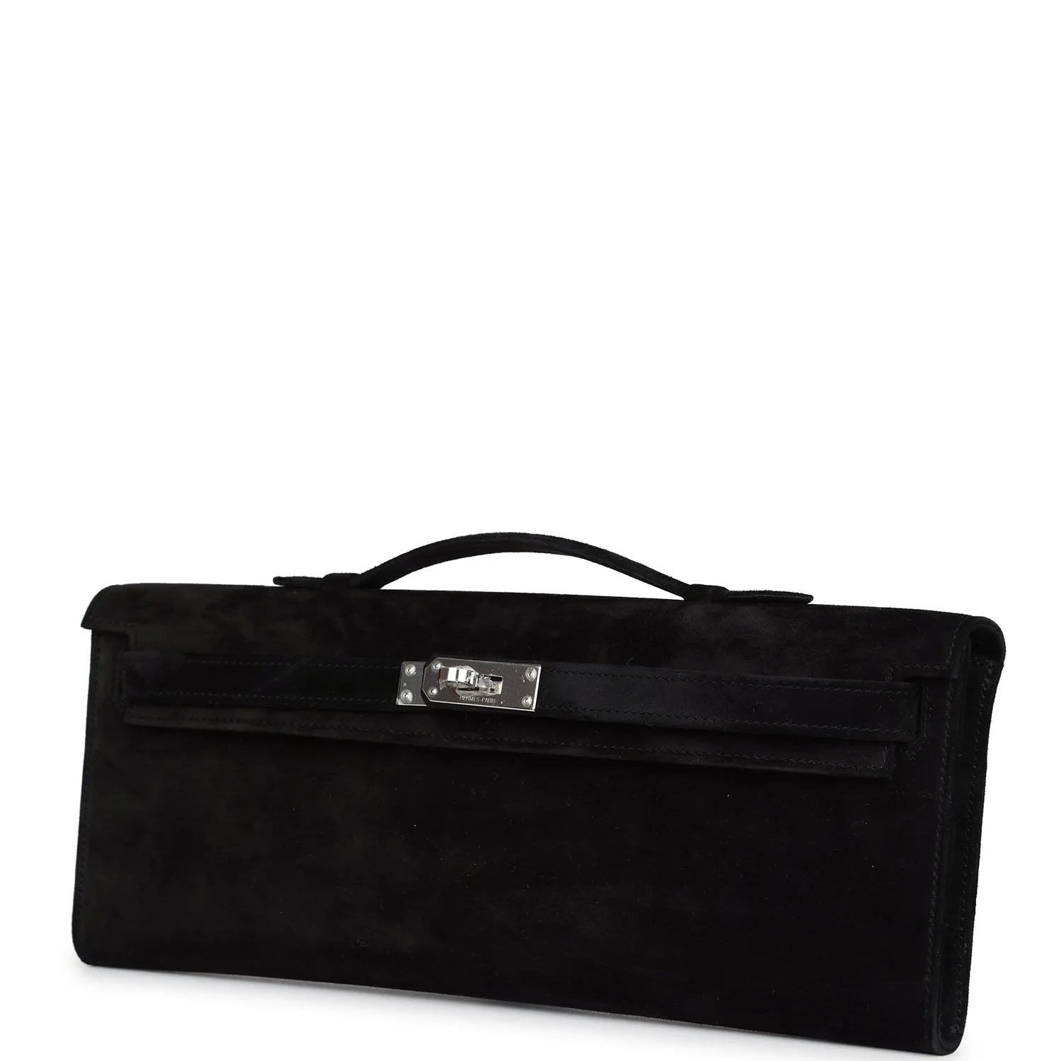 Replicate Hermes Kelly Cut Black Doblis Palladium Hardware(1:1 replica)