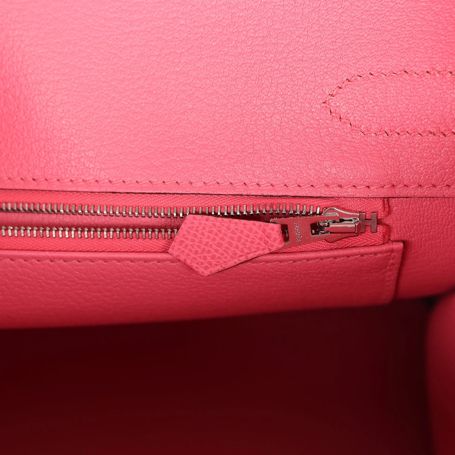 Replicate Hermes Birkin 30 Rose Azalee Epsom Palladium Hardware(1:1 replica)