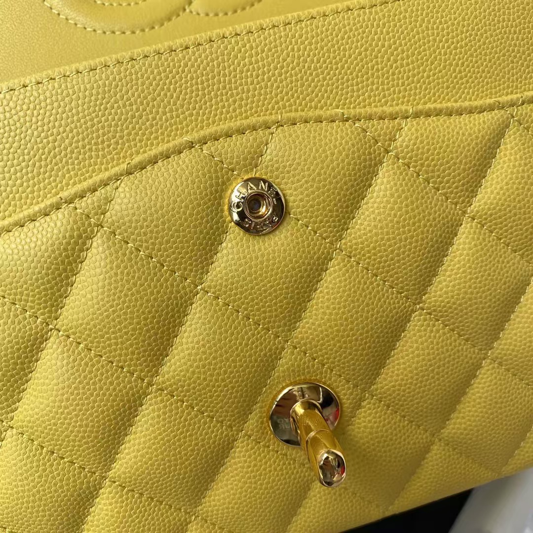 Replicate Chanel Classic 11.12 Handbag Caviar Gold Hardware(1:1 replica)