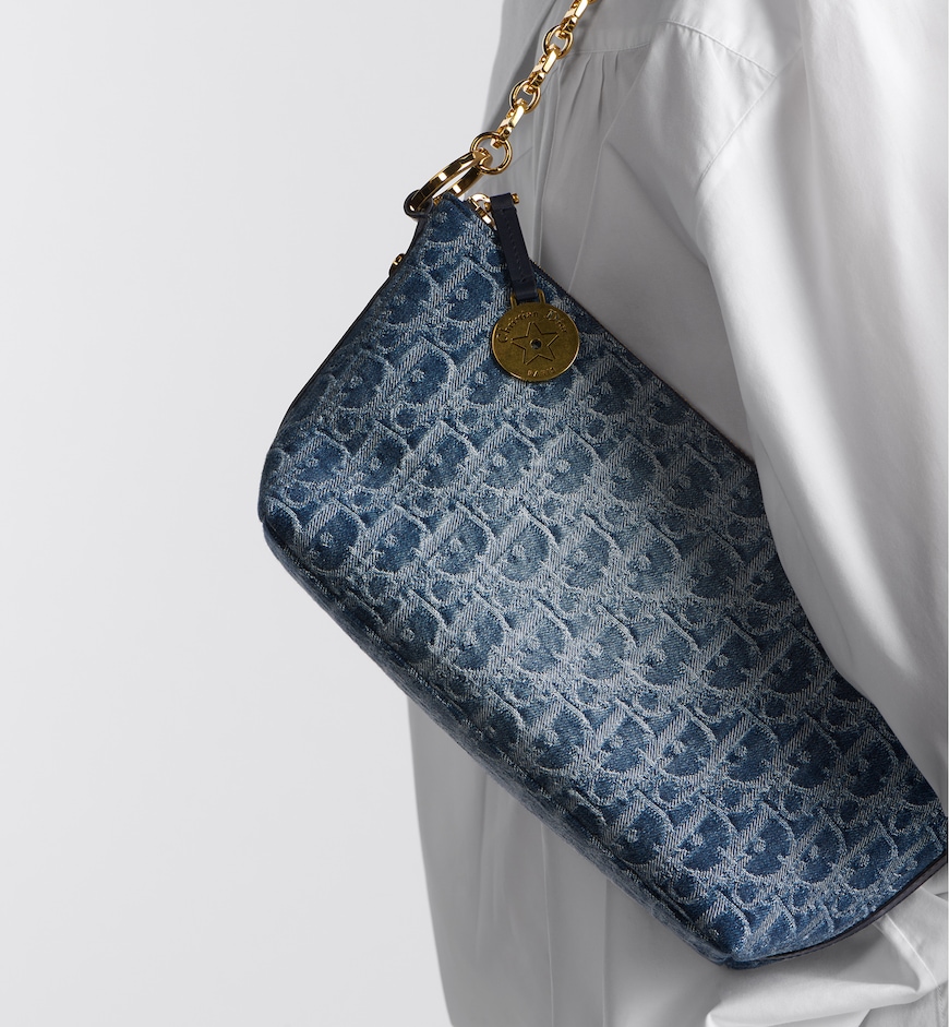 Replicate Dior Diorstar Hobo Bag with Chain(1:1 replica)