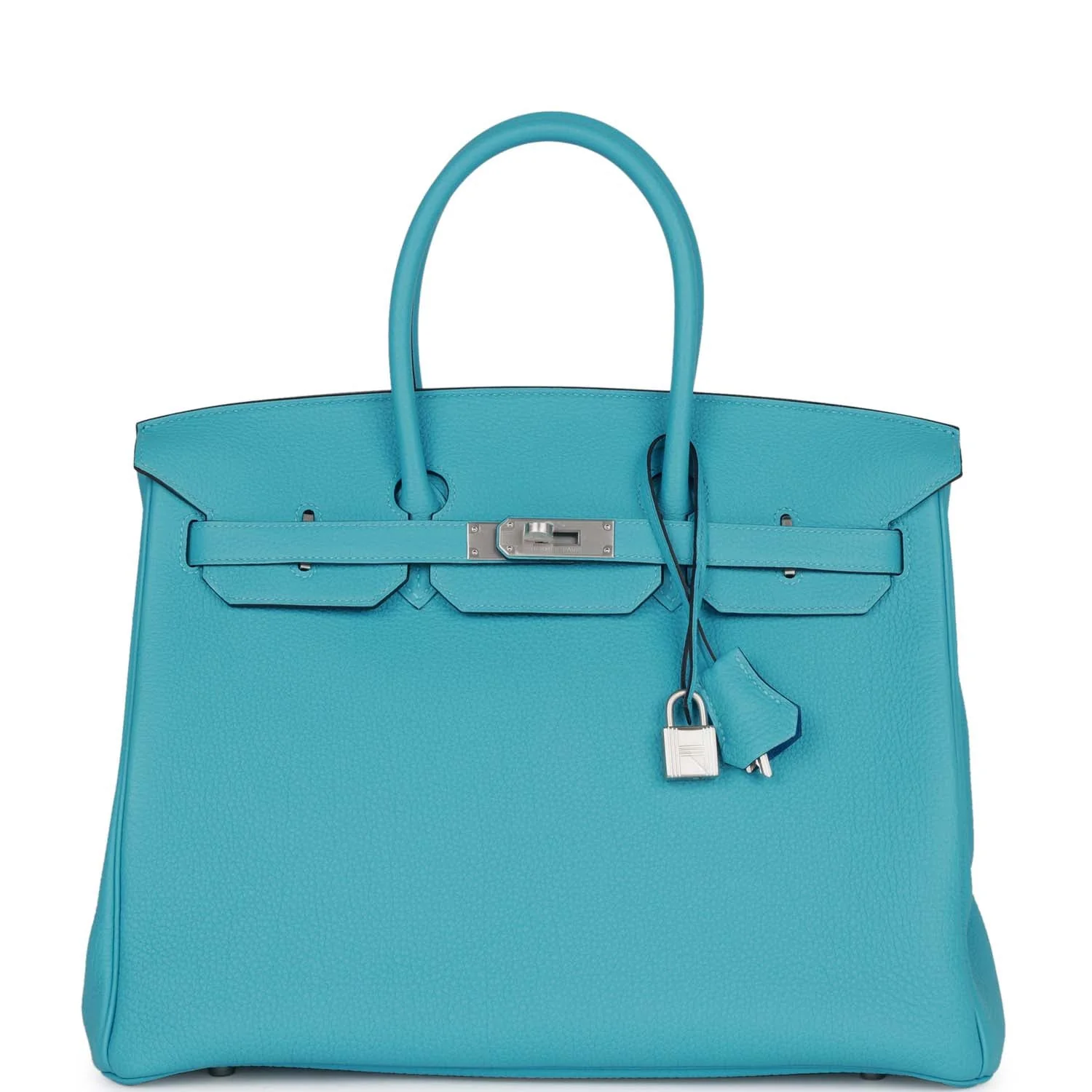 Replicate Hermes Special Order (HSS) Birkin 35 Bleu du Nord Verso Togo Brushed Palladium Hardware(1:1 replica)