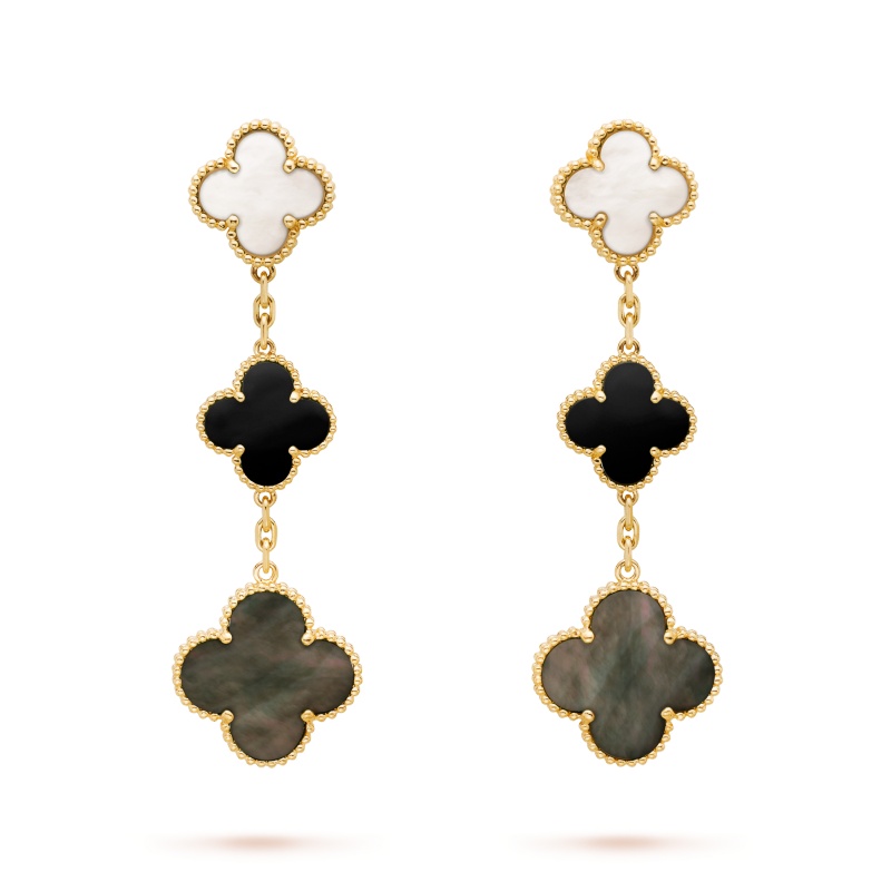Replicate Magic Alhambra earrings, 3 motifs(1:1 replica)