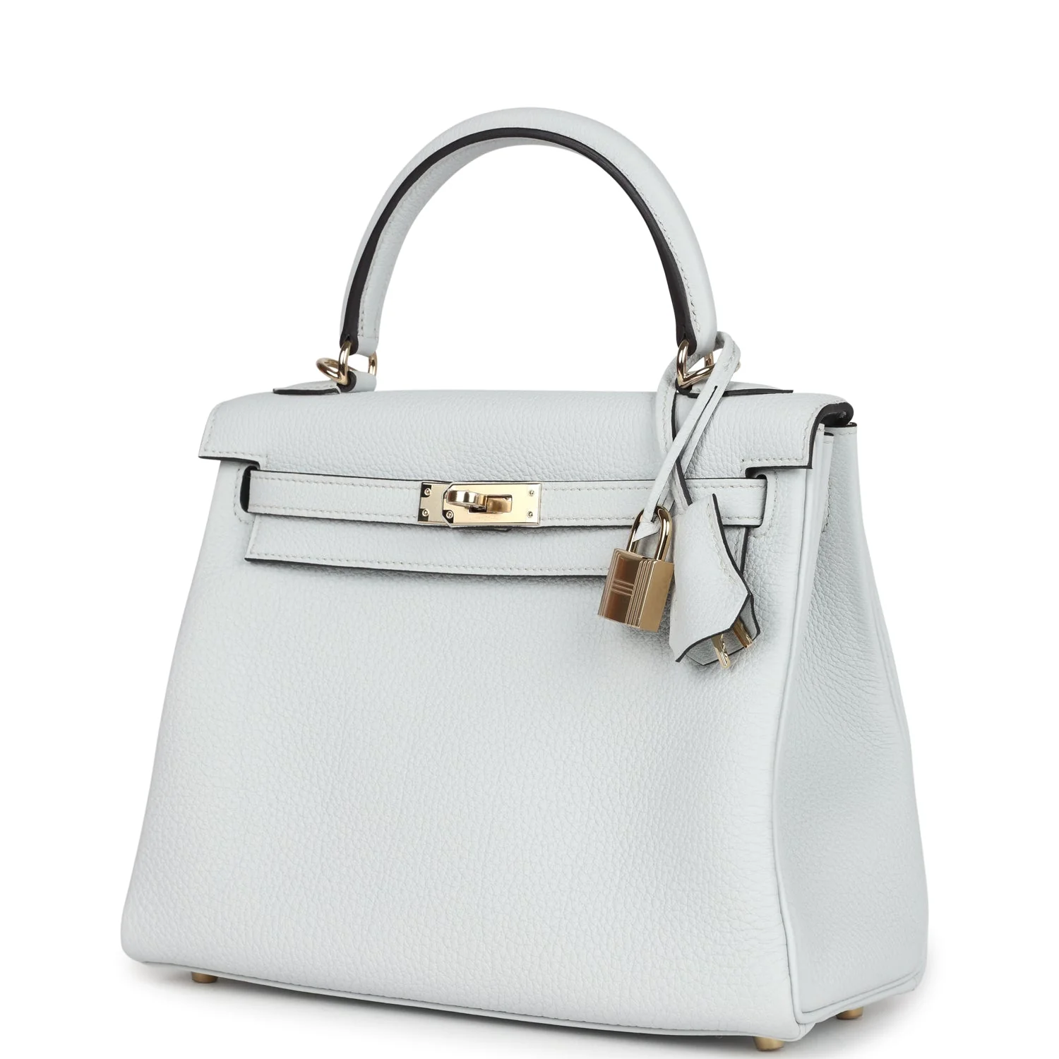 Replicate Hermes Kelly Retourne 25 Gris Platine Togo Permabrass Hardware(1:1 replica)