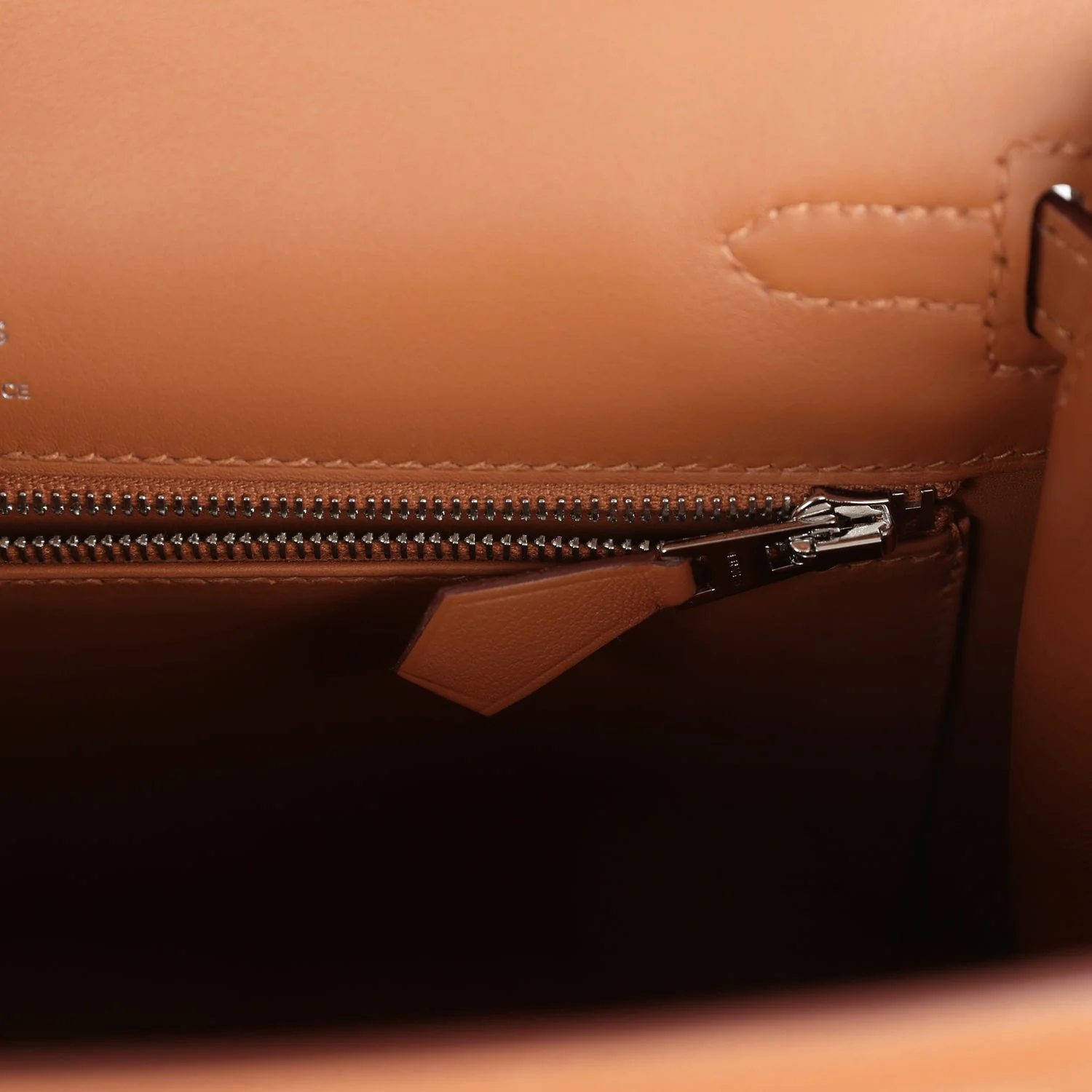 Replicate Hermes Kelly Sellier 25 Gold Swift and Ecru Toile Palladium Hardware(1:1 replica)