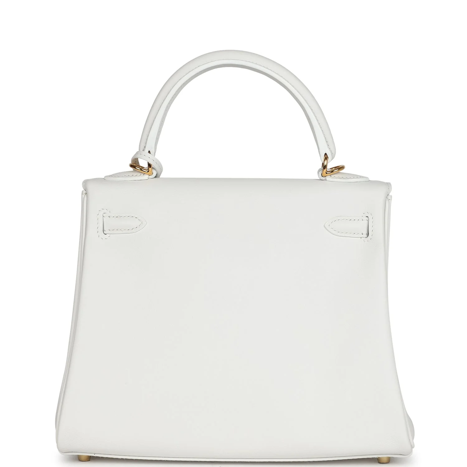 Replicate Hermes Kelly Retourne 25 New White Swift Gold Hardware(1:1 replica)