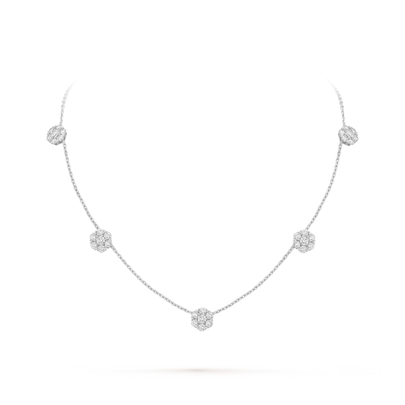 Replicate Fleurette necklace, 5 flowers(1:1 replica)