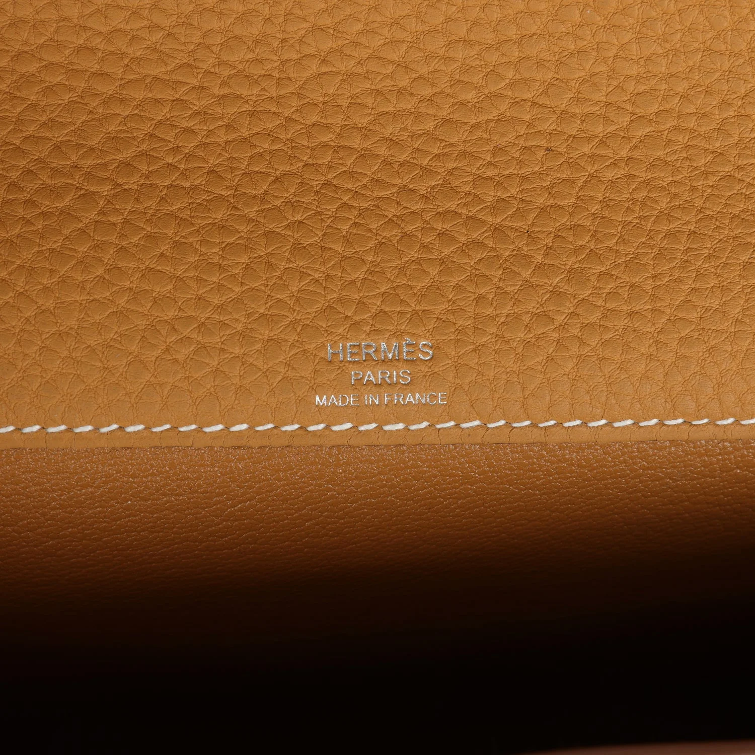 Replicate Hermes Kelly Depeches 25 Naturel Sable Togo Palladium Hardware(1:1 replica)