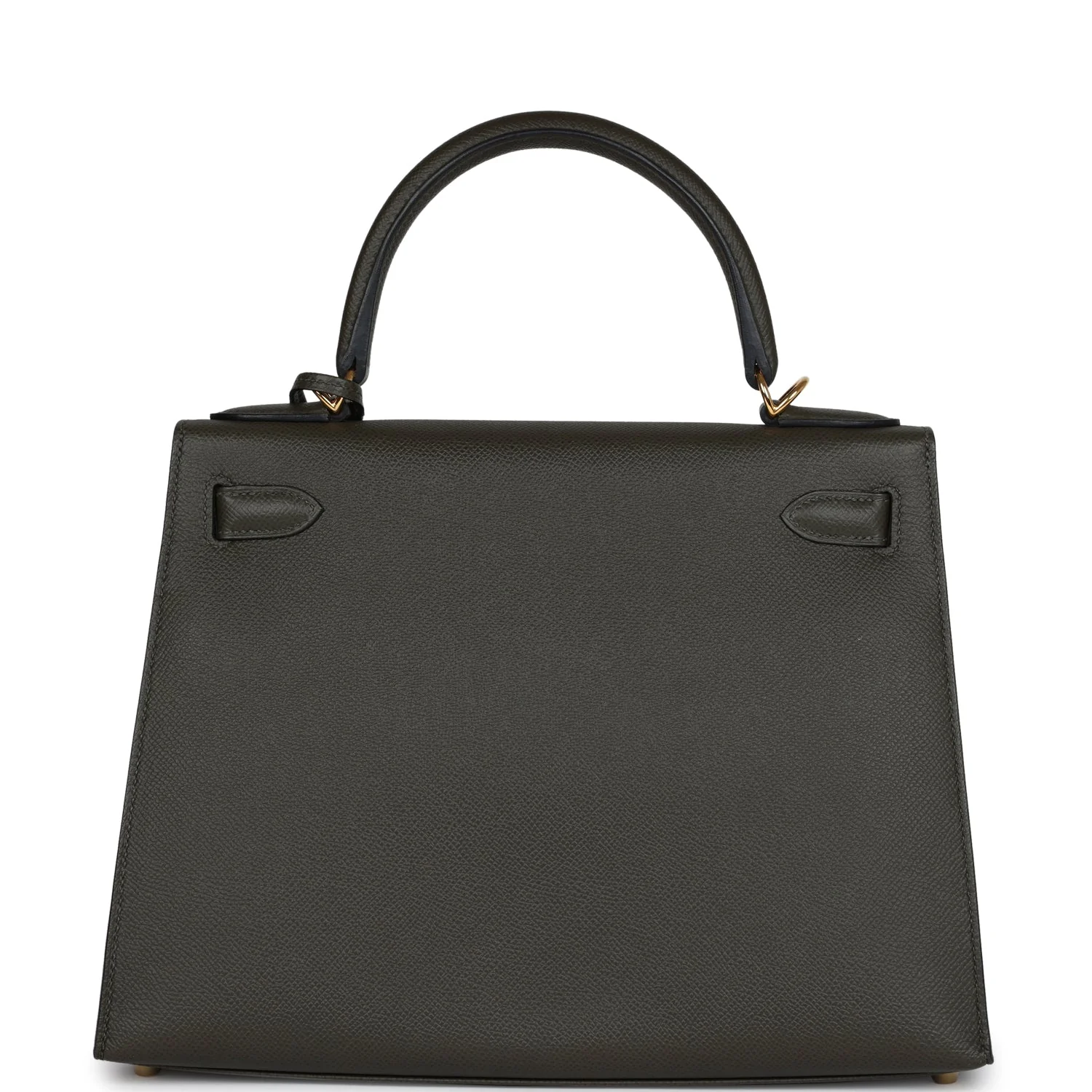 Replicate Hermes Kelly Sellier 28 Vert De Gris Epsom Gold Hardware(1:1 replica)