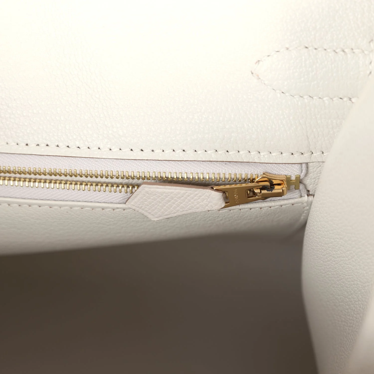 Replicate Hermes Birkin Sellier 30 Gris Pale Epsom Gold Hardware(1:1 replica)