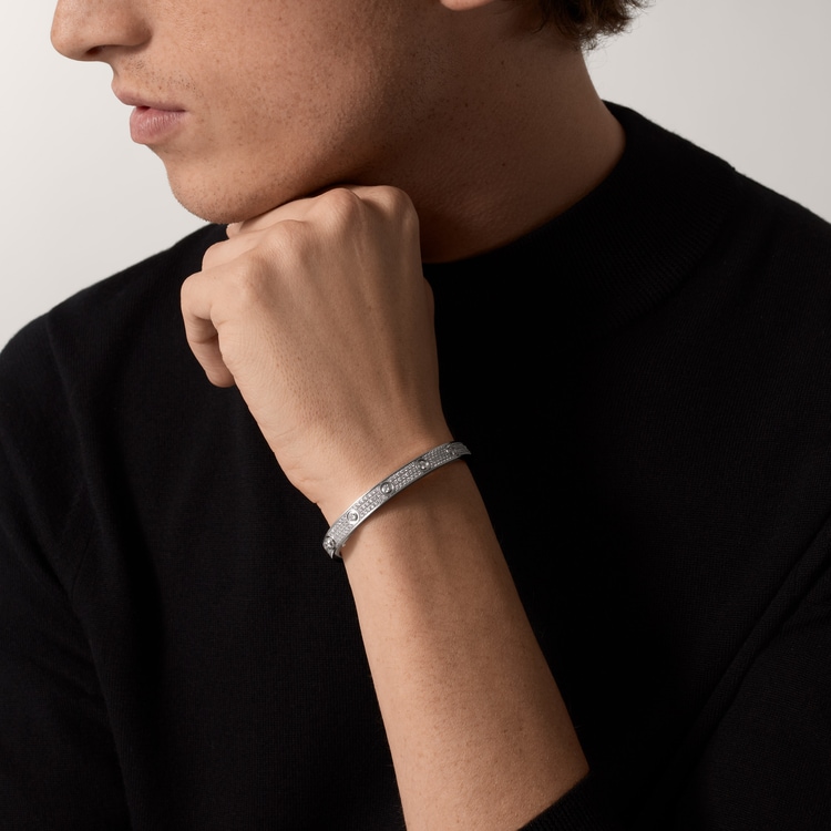 Replicate LOVE bracelet, classic model, paved, 12 diamonds(1:1 replica)